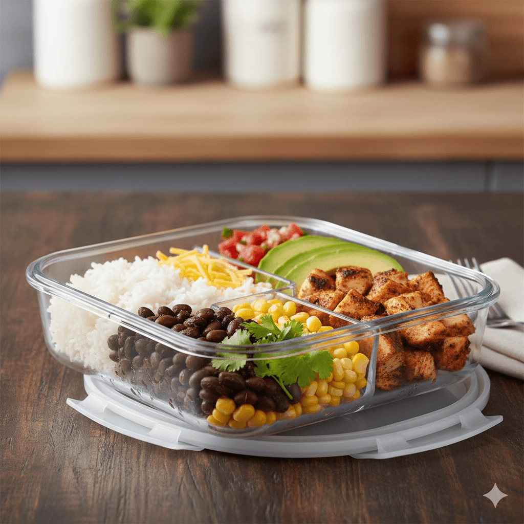 High-protein meal with grilled chicken, vegetables, and quinoa - representing nutritious muscle-building recipes